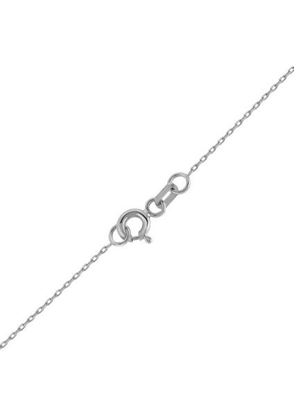 0.77 Karat Pırlanta Safir Kolye