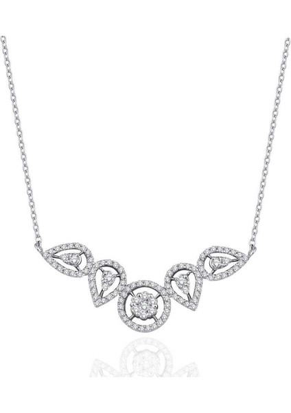0.52 Karat Pırlanta Trend Kolye