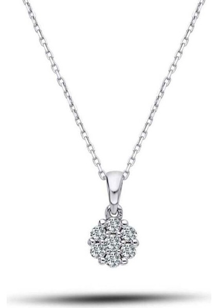 0.18 Karat Pırlanta Trend Kolye