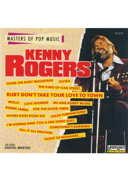 Kenny Rogers ‎– Masters of Pop Music CD