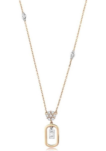 0.27 Karat Pırlanta Trend Kolye