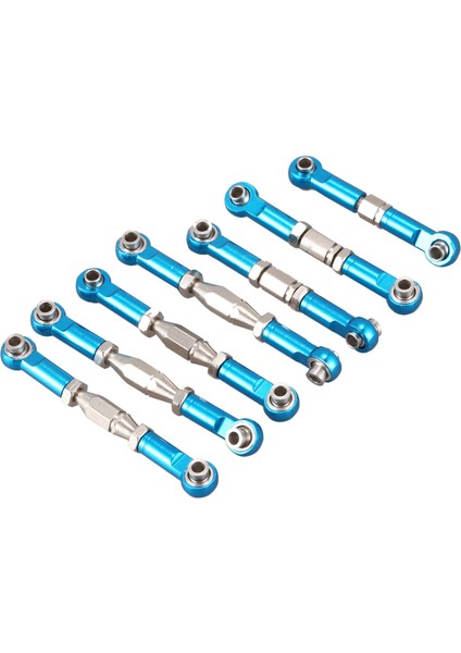 Wltoys 144001 1/14 Rc Araba Yedek Parçaları Metal Bağlantı Servo Çekme Çubuğu Direksiyon Rot Seti, Mavi (Yurt Dışından) fiyatları