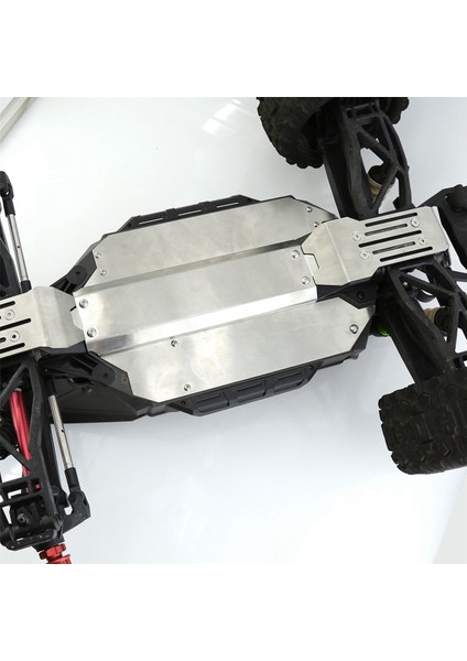 Paslanmaz Çelik Ön ve Arka Şasi Zırh Plakası Koruyucu Traxxas 1/10 Maxx Rc Araba Yükseltme Parçaları (Yurt Dışından) fiyatları