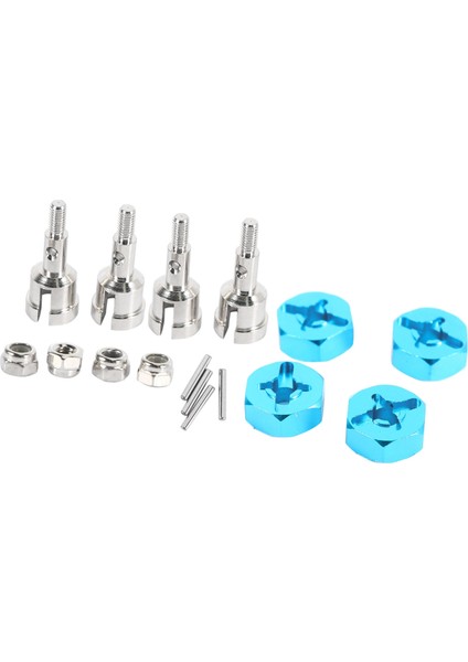 Tekerlek Dönüşüm Seti Aks ve 12MM Altıgen Dalış Hub Dönüş 1/10 Yolda Wltoys 1/18 A959 A969 A979 A959B A969-B Rc Araba Yükseltme Parçaları (Yurt Dışından)