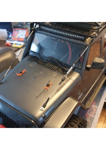 Rc Araba Modifiye Parçası Çelik Halat 1/10 Rc Paletli Traxxas Trx-4 Trx4 Eksenel SCX10 90046 D90 D110 Tamiya Mst (Yurt Dışından)