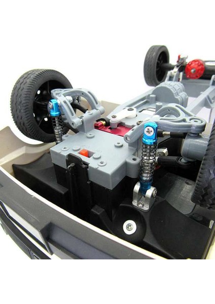 Wpl D12 1/10 Rc Araba Yükseltme Parçaları Aksesuarları Için Montaj Sabit Braketi ile Metal Ön ve Arka Amortisör, Mavi (Yurt Dışından) fiyatları
