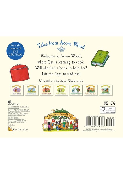 Cat's Cookbook - Tales From Acorn Wood - Julia Donaldson
