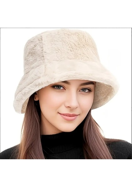 Kışlık Peluş Kova Balıkçı Şapka