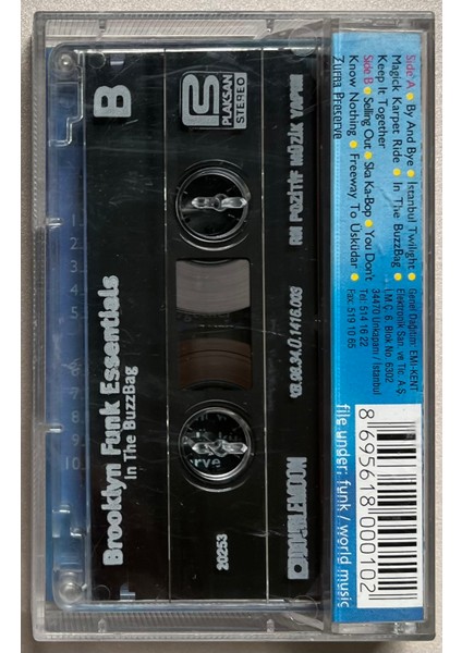 Brooklyn Funk – Essentials Featuring Laço Tayfa In The Buzzbag Kaset fiyatları