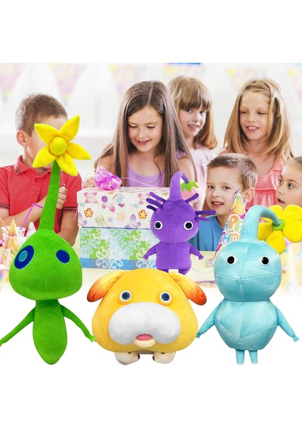 Pikmin Peluş, Oatchi Peluşlar, Buz Pikmin Peluşlar Oyuncak, Ilginç Bitki Benzeri Yaratıklar, Oyun Hayranlarına Hediye Çocuklar ve Yetişkinler Için (Mor + Parıltılı)1 (Yurt Dışından)