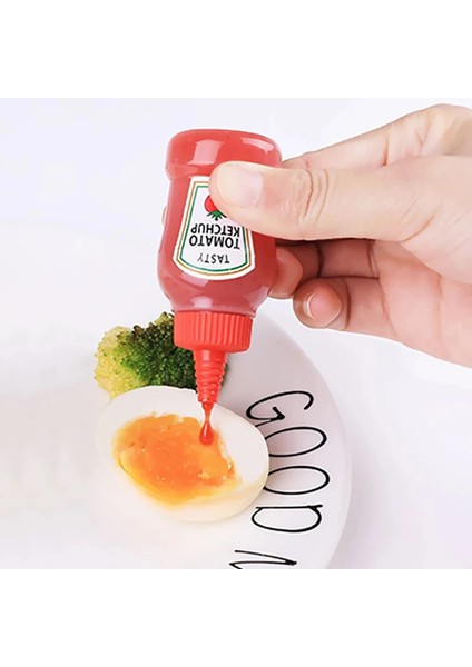 2 Adet Mini Sos Şişesi 25ML Salata Soyunma Kabı Ketçap Şişesi Taşınabilir Çeşni Kavanozları Çocuklar Yetişkinler Için Öğle Yemeği Akşam Yemeği Için (Yurt Dışından)
