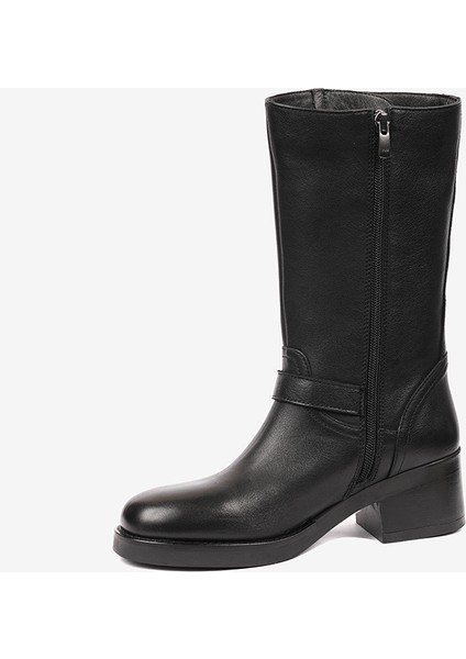 Kadın Siyah Hakiki Deri Günlük Bot 4K2TB59142 modelleri