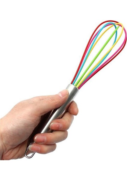 12 Inç 3 Boyutları Silikon Yumurta Çırpıcı Içecek Çırpma Mikser Manuel Paslanmaz Çelik Saplı Yumurta Krem Karıştırma Blender Mutfak Pişirme Araçları (Yurt Dışından) fiyatları