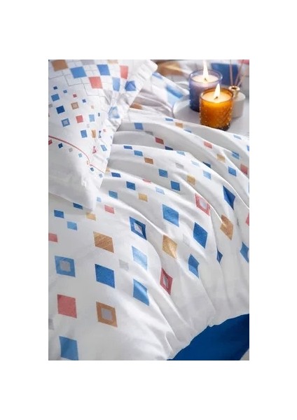 Nivemeshome Color Silices Mavi Ranfonce Tek Kişilik Pike Takımı Özdilek