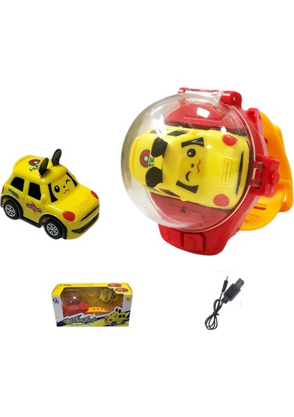 (1 Paket) Araba Izle Oyuncaklar Elektrikli Çocuk Mini Yarış Çocuk Uzaktan Kumanda Araba Araba Izle (Yükseltme-Küçük Pichu (Şarj Versiyonu))1 (Yurt Dışından)