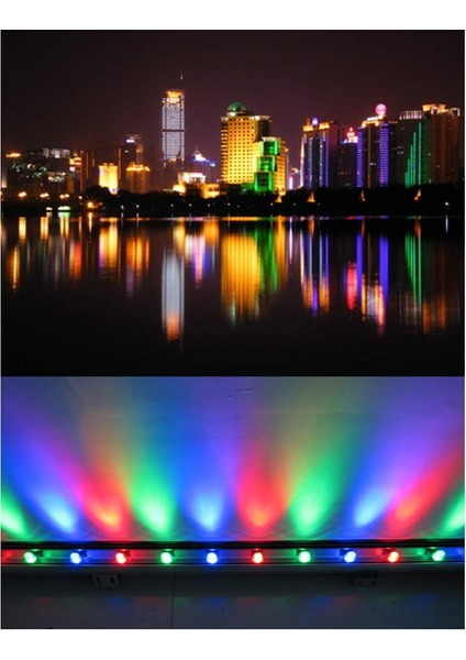 100 cm Wallwasher LED Bina Dış Duvar Aydınlatma Renkli Rgb Işık indirimleri