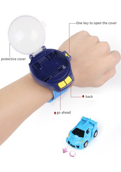 (1 Paket) Araba Izle Oyuncak Elektrikli Çocuk Mini Yarış Uzaktan Kumandalı Araba Araba Saati (Kırmızı Mini (Şarj Edilebilir Versiyon + 7. Pil + Tornavida))1 (Yurt Dışından)
