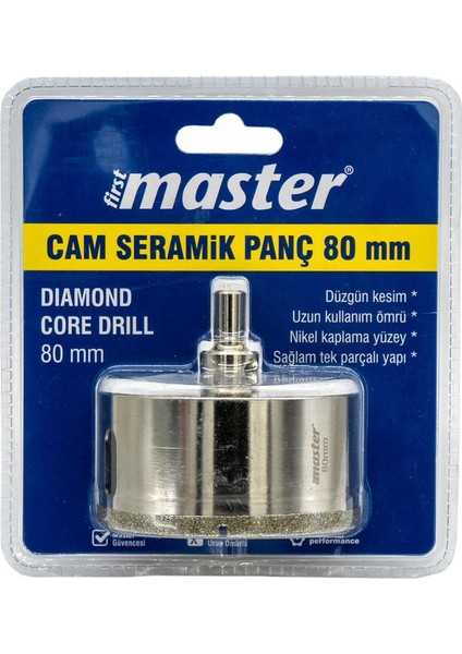 530915 Cam Seramik Delme Panç 80 mm