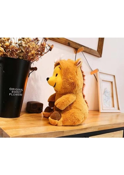 Winnie The Pooh Doldurulmuş Hayvan 35 Cm, 13.8 '' Kawaii Karikatür Pooh Ayı Bebek Peluş Oyuncak Erkekler Kızlar Için Hediyeler, Çocuk Günü Hediyesi Kahverengi ve Sarı1 (Yurt Dışından)