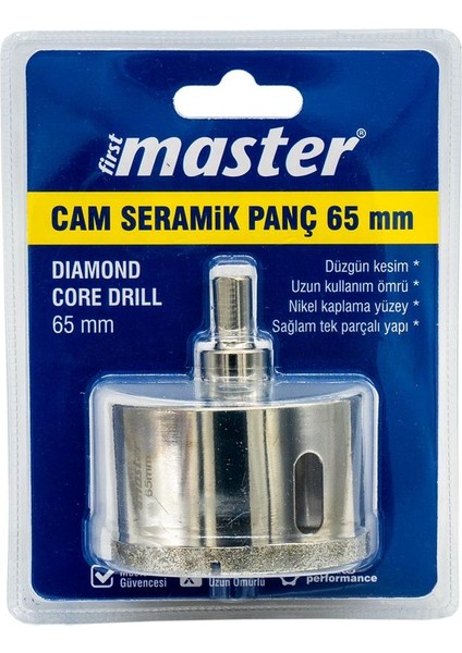 530913 Cam Seramik Delme Panç 65 mm