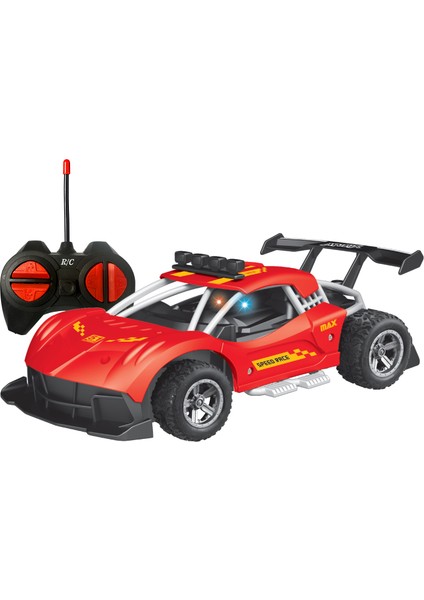 Süspansiyonlu Işıklı Uzaktan Kumandalı Yarış Arabası Rc Racer 1:18 Ölçek