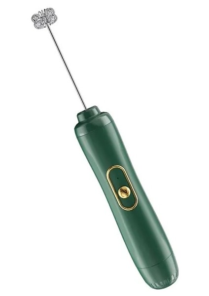 Yeşil 1 Adet El Elektrikli Süt Köpürtücü Yumurta Çırpıcı Makinesi Mutfak Içecek Köpürtücü Mikser Kahve Kreması Çırpma Köpüklü Karıştırma Araçları (Yurt Dışından)