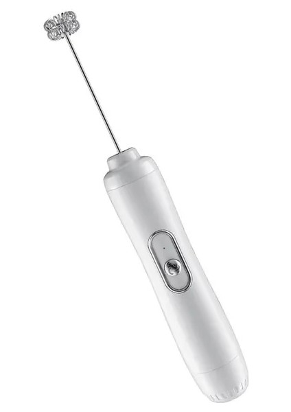 Beyaz 1 Adet El Elektrikli Süt Köpürtücü Yumurta Çırpıcı Makinesi Mutfak Içecek Köpürtücü Karıştırıcı Kahve Kreması Çırpma Köpüklü Karıştırma Araçları (Yurt Dışından)