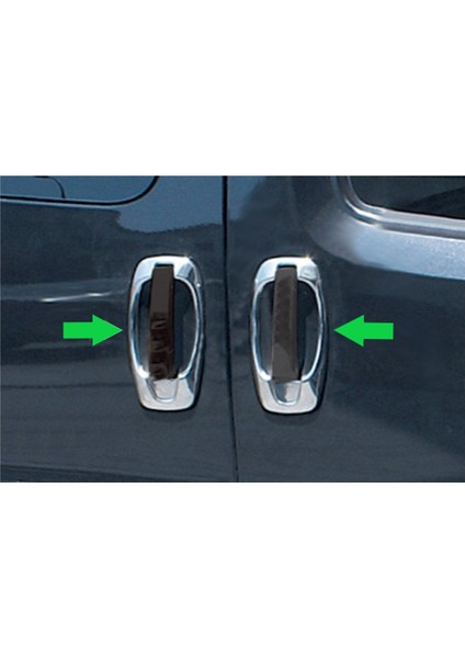 Kapı Kolu Çerçevesi Krom 4 Kapı Doblo Panel Van Lav 2010 ve Sonrası Modeller Için modelleri