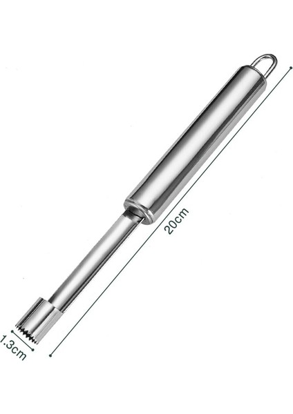 Çap 1.3 cm 1 Adet Paslanmaz Çelik Meyve Oyacağı Elma Armut Alıç Kırmızı Tarih Çekirdek Sökücü Ekme Makinesi Dilimleme Bıçağı Mutfak Alet Meyve Hamuru Araçları (Yurt Dışından)