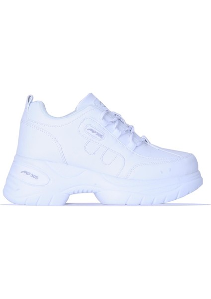 Mp 251-305ZN Beyaz Kalın Taban Kadın Sneaker Spor Ayakkabı fiyatları