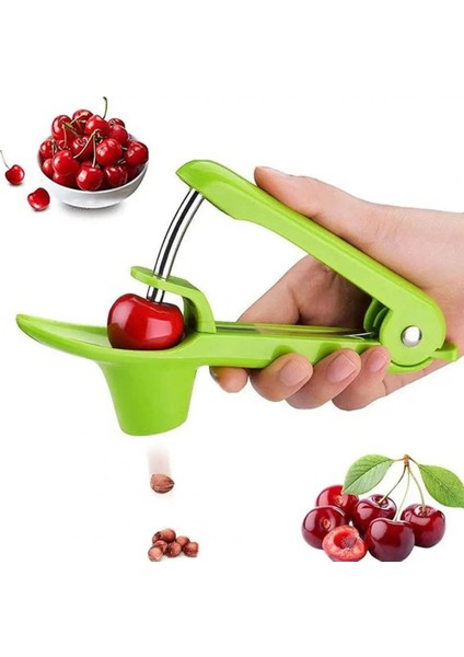 Yeşil Tart Verimli Pres Tasarımı Tek Elle Kullanılan Kiraz Pitter Aracı Lezzetli Kiraz Tarifleri Için Çukurları Güvenle Çıkarın (Yurt Dışından) fiyatları