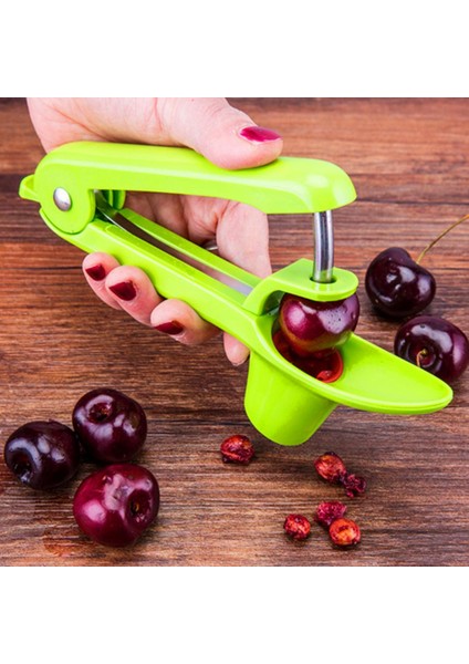 Yeşil Tart Verimli Pres Tasarımı Tek Elle Kullanılan Kiraz Pitter Aracı Lezzetli Kiraz Tarifleri Için Çukurları Güvenle Çıkarın (Yurt Dışından) modelleri