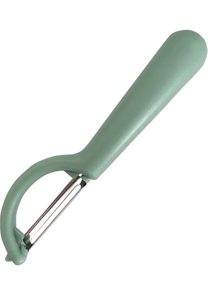 Yeşil Paslanmaz Çelik Meyve Ev Çok Fonksiyonlu Soyucu Mutfak Gadget Ahşap Saplı Soyucu Meyve Planya (Yurt Dışından)