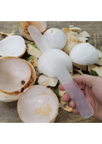 Beyaz Hindistan Cevizi Kazıyıcı Profesyonel Deforme Olmayan Emek Tasarrufu Sağlayan Hindistan Cevizi Yumurta Aracı Yumuşak Esnek Hindistan Cevizi Et Sökücü Mutfak Eşyası (Yurt Dışından) modelleri