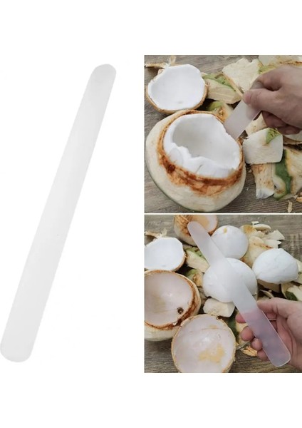 Beyaz Hindistan Cevizi Kazıyıcı Profesyonel Deforme Olmayan Emek Tasarrufu Sağlayan Hindistan Cevizi Yumurta Aracı Yumuşak Esnek Hindistan Cevizi Et Sökücü Mutfak Eşyası (Yurt Dışından) fırsatları