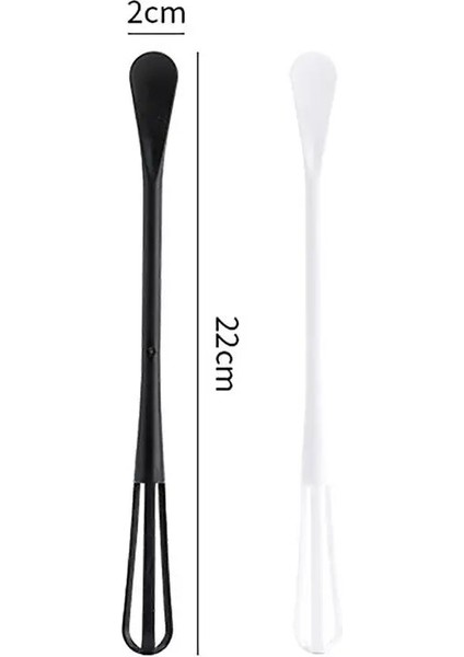 Siyah Kapmore 1 Adet Yumurta Çırpma Plastik Mini Çok Fonksiyonlu Yumurta Çırpıcı Mutfak Eşyası Çay Kaşığı Yumurta Araçları Aksesuarları 2 Renk (Yurt Dışından)