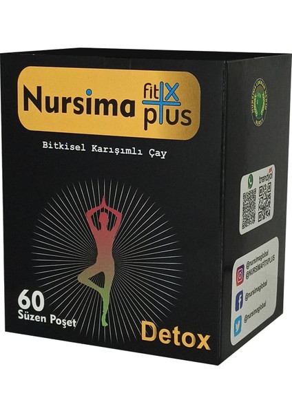 Fit x Plus Bitkisel Karışımlı Çay 60 Süzen Poşet