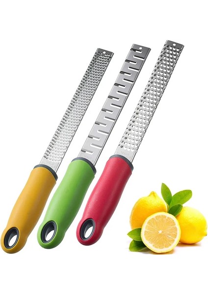 Red B Narenciye Limon Zester & Peynir Rendesi-Parmesan Peyniri, Limon, Zencefil, Sarımsak, Muskat, Çikolata, Sebze, Meyve, Mutfak Aletleri (Yurt Dışından)
