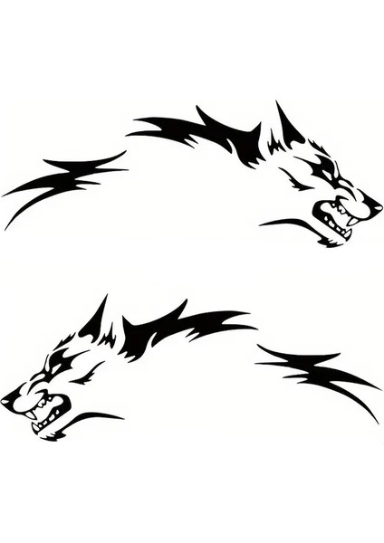 Kurt Oto Yan Cam Sticker Sağ/sol 2 Adet 13 x 5 cm