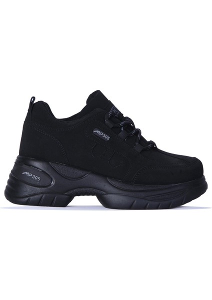 Mp 251-305ZN Siyah Kalın Taban Kadın Sneaker Spor Ayakkabı modelleri