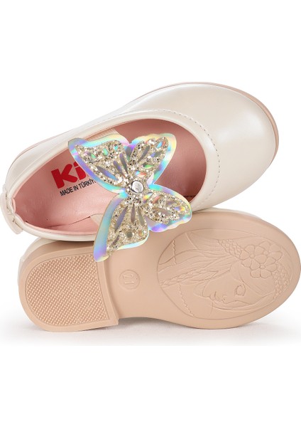Menz Rugan Kelebek Lastikli Kız Bebek Babet Ayakkabı indirimleri
