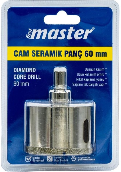 530912 Cam Seramik Delme Panç 60 mm