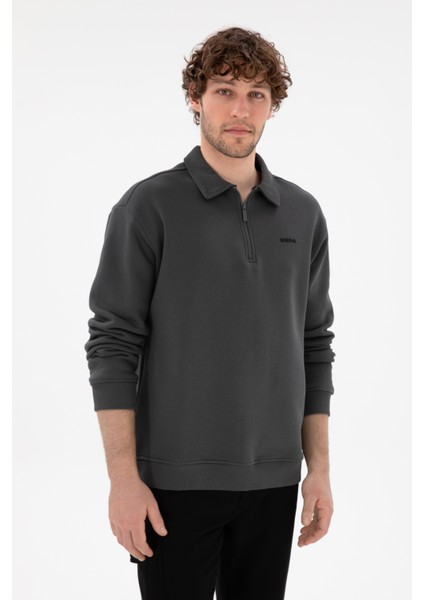 Erkek Antrasit Sweatshirt 50298265-VR006
