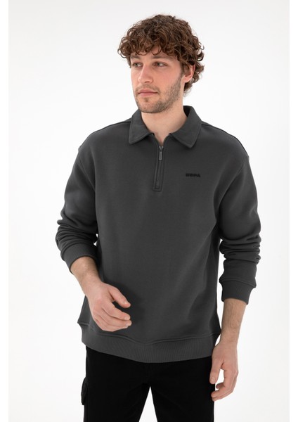 Erkek Antrasit Sweatshirt 50298265-VR006
