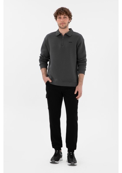 Erkek Antrasit Sweatshirt 50298265-VR006