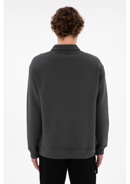Erkek Antrasit Sweatshirt 50298265-VR006