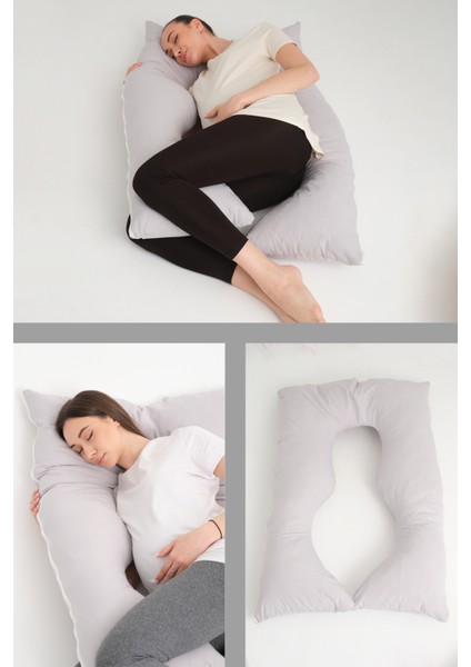 Çift Taraflı Hamile Yastığı Hamile Destek Minderi