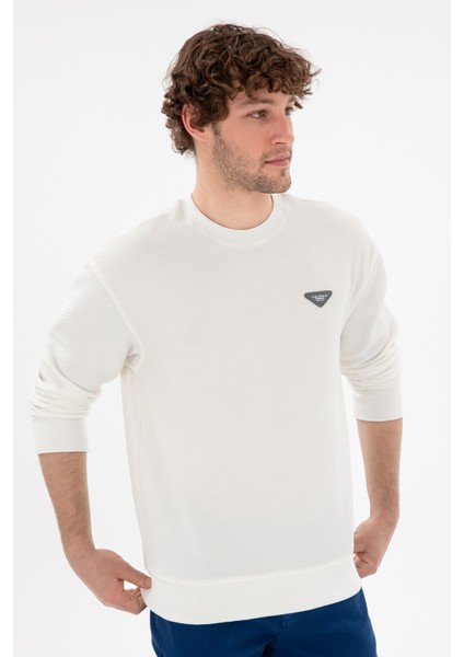 Erkek Krem Sweatshirt 50290777-VR071 modelleri