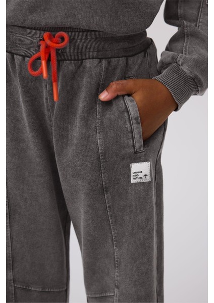 Bg Store Kız Çocuk Gri Melanj Eşofman Altı