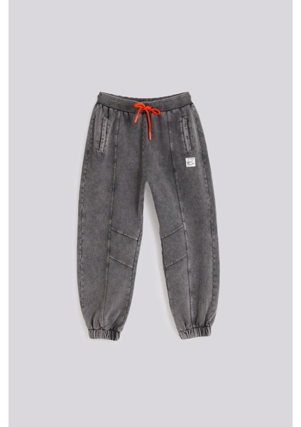 Bg Store Kız Çocuk Gri Melanj Eşofman Altı